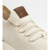 Sock Sneakers in Fabric and Leather